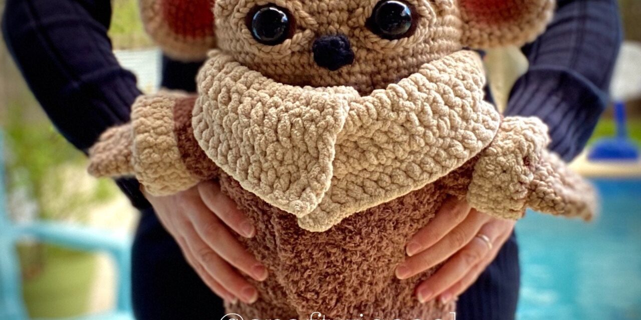 Crochet a Life-Size Teddy Bear Cub Amigurumi, Designed By Crafty Is Cool!