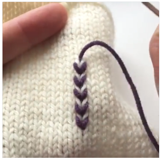 Learn How To Do Swiss Darning With This Short Video Tutorial
