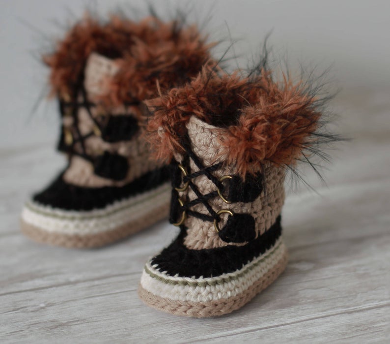The Cutest Crochet Winter Boot Baby Booties You Ever Did See