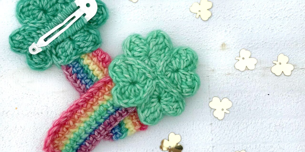 Crochet a Shamrock Hair Clip … It’s Adorable and Way Better Than a Shake!