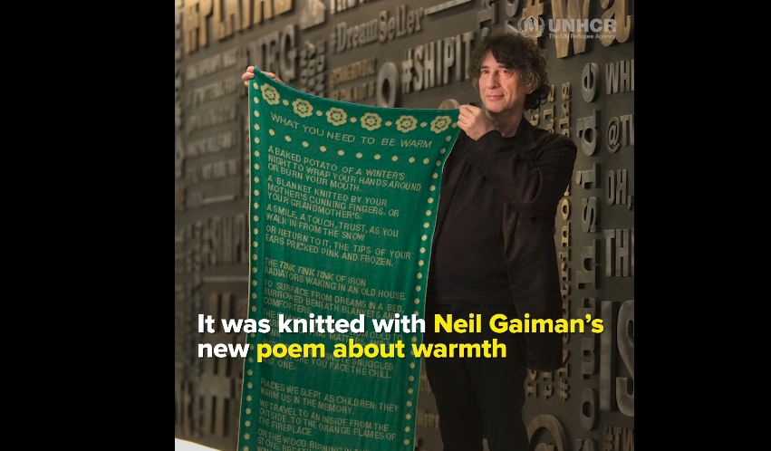 This Solidarity Scarf Is Knit From More Than One Thousand Tweets