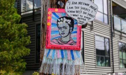 Anonymous Street Artist Mounts Neon-Framed Portraits Of Influential Women All Around Seattle