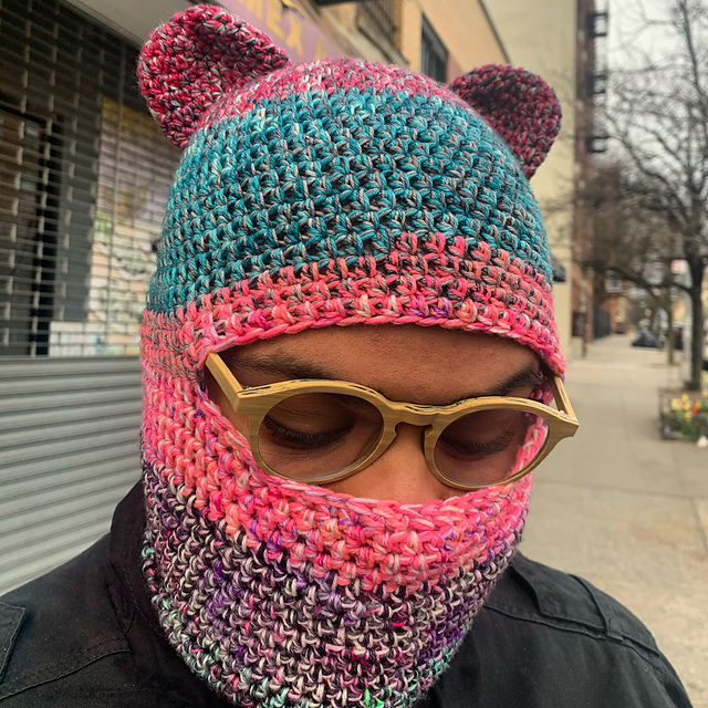 Crochet a Space Bear Balaclava Designed By Alex Reynoso ... a Timely Hat of Necessity, Hope and Encouragement