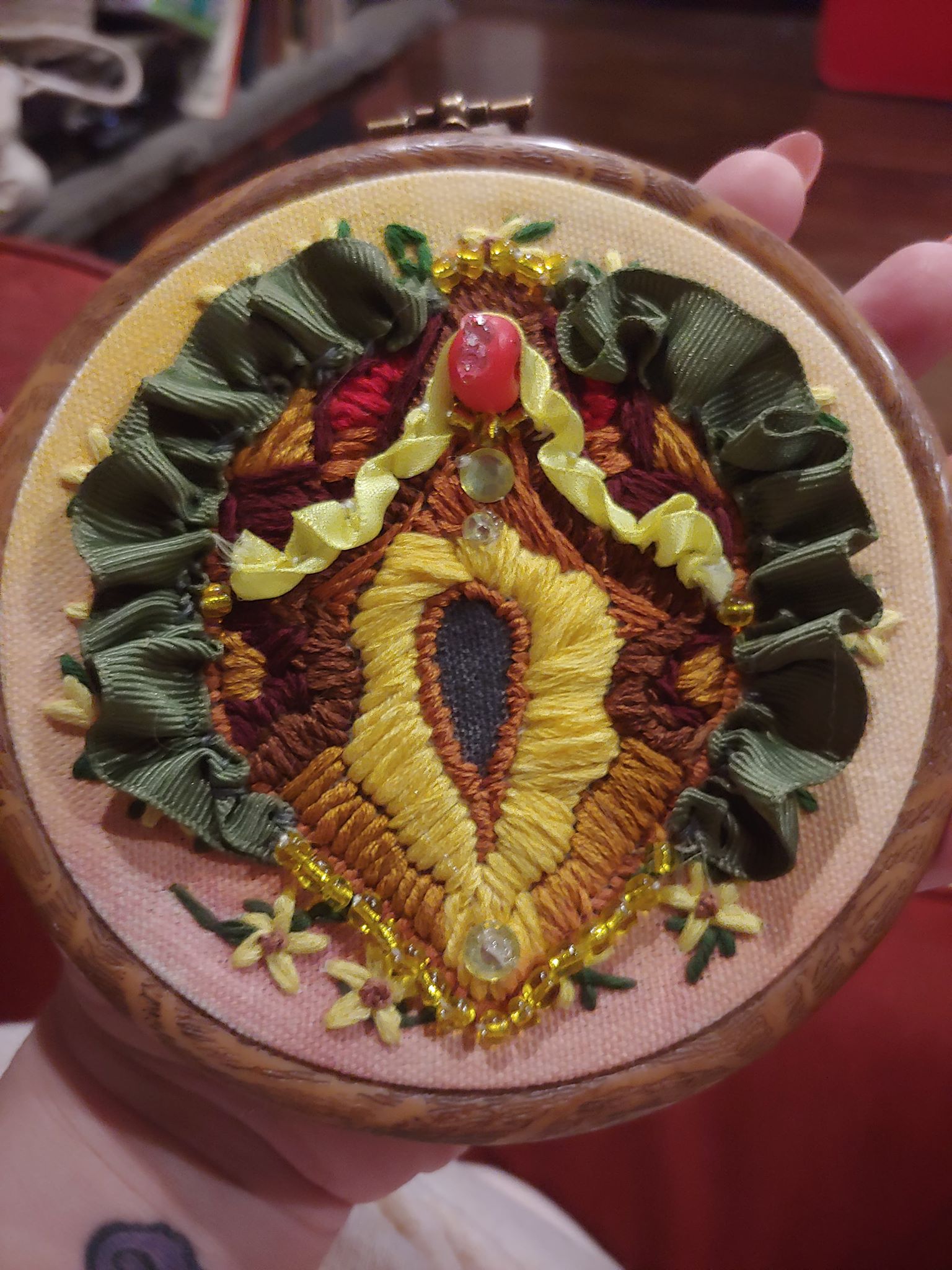 Candy Gill's Dazzling Embroidered Yoni Will Have You Shouting Viva La Vulva!