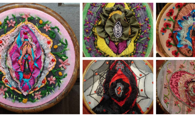 Candy Gill’s Dazzling Embroidered Yoni Will Have You Shouting Viva La Vulva!