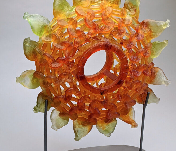‘Radiant’ … A Recent Knitted Glass Sculpture From Carol Milne