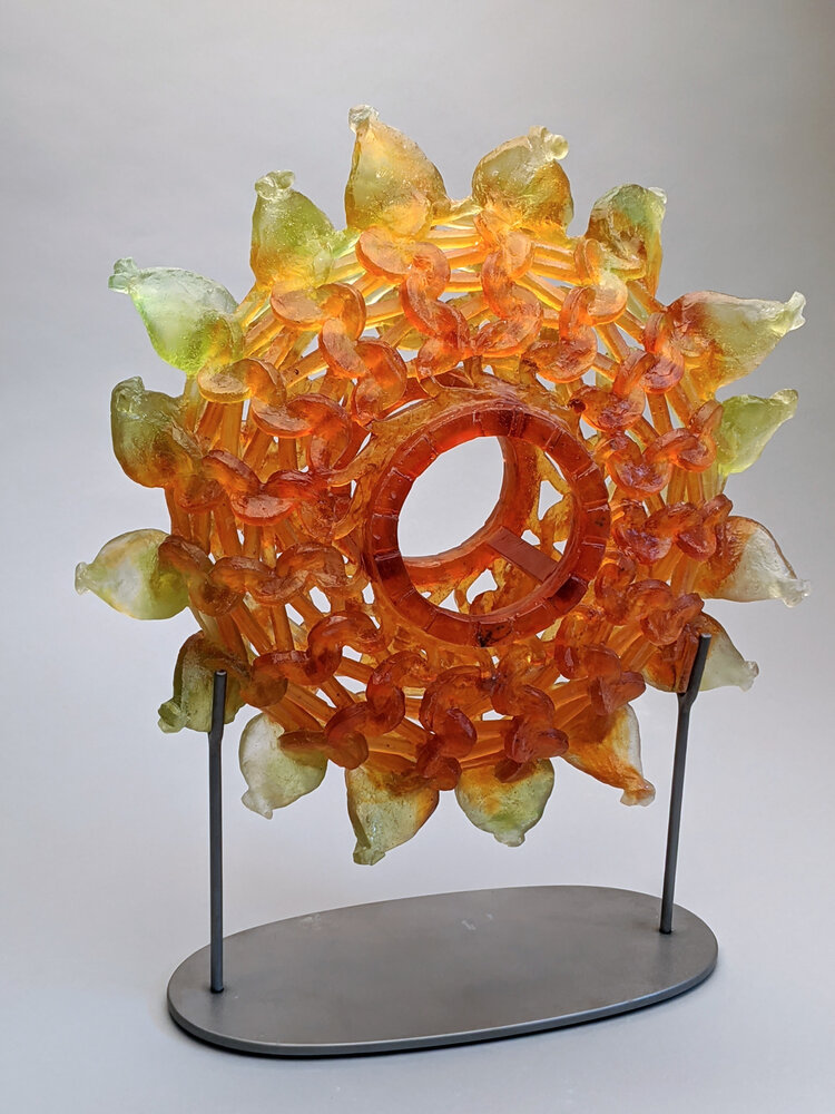 'Radiant' ... The Latest Knitted Glass Sculpture From Carol Milne