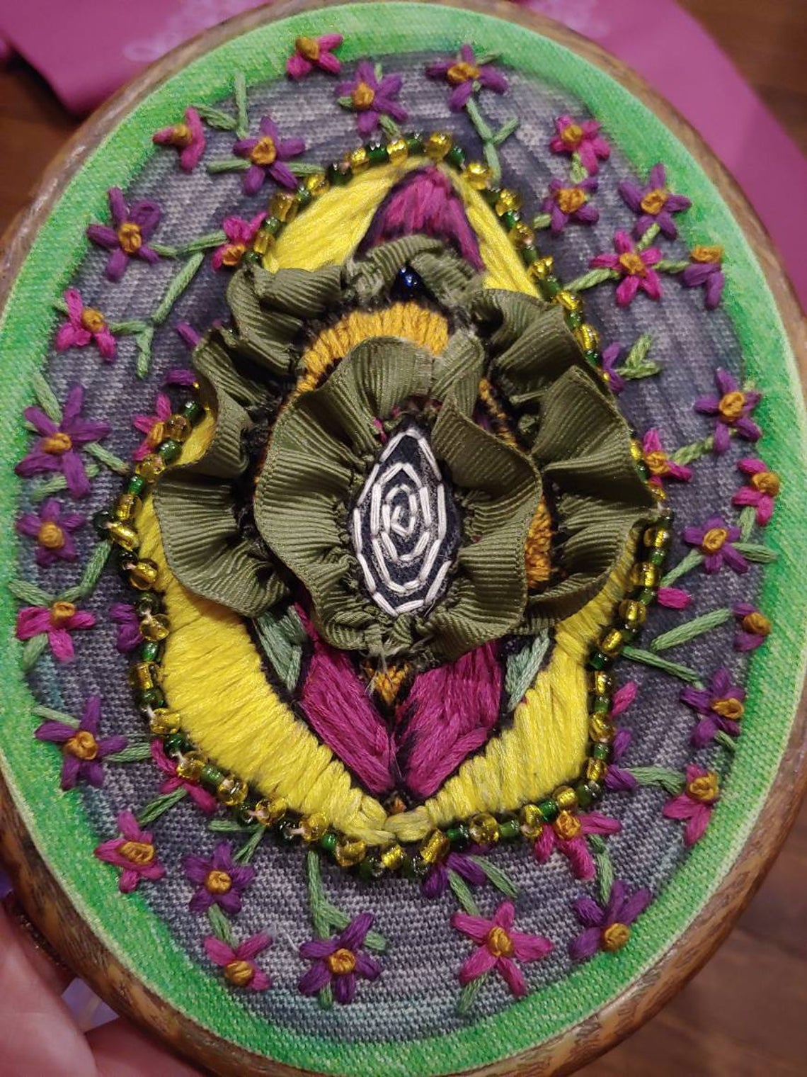 Candy Gill's Dazzling Embroidered Yoni Will Have You Shouting Viva La Vulva!