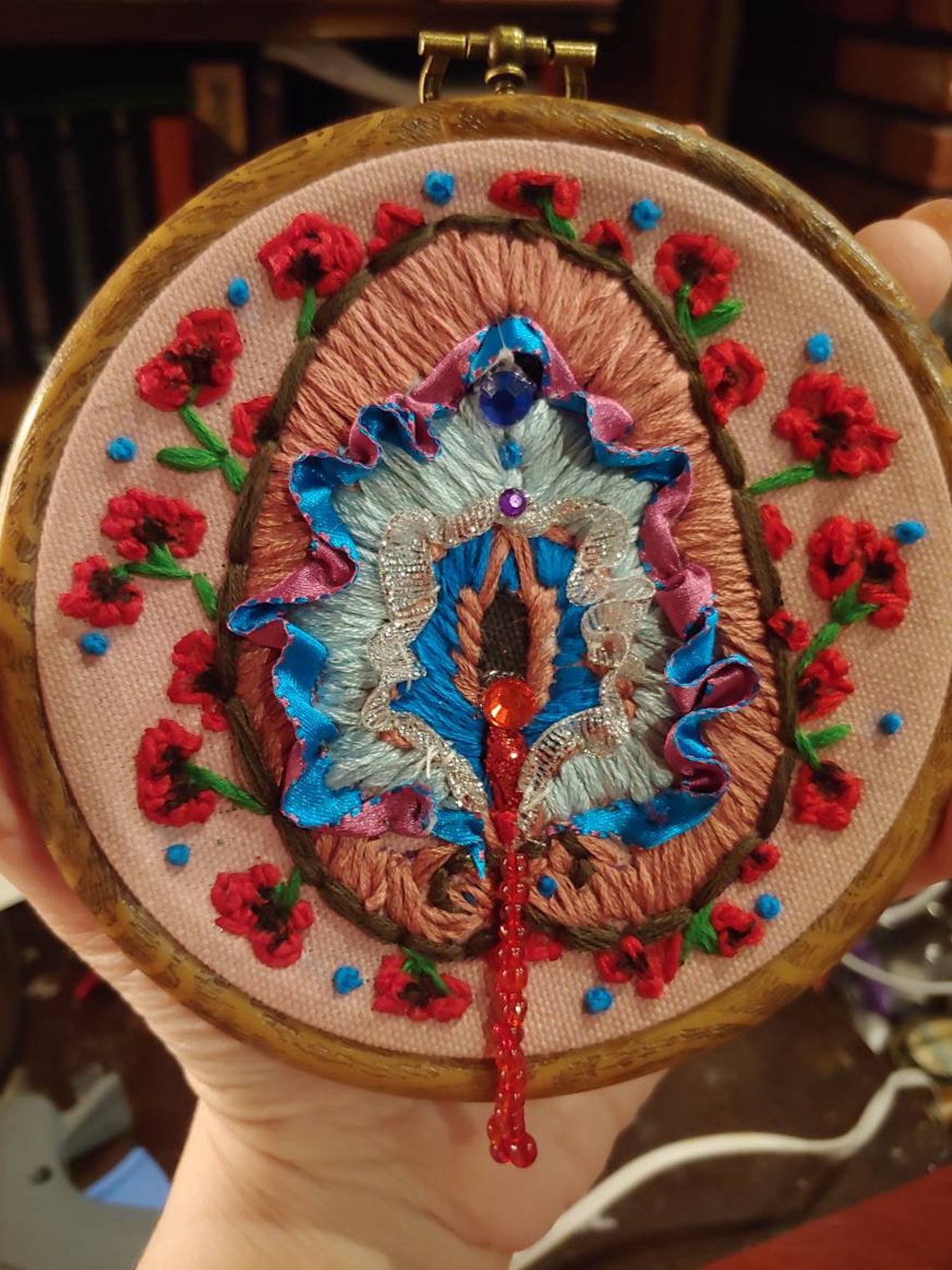 Candy Gill's Dazzling Embroidered Yoni Will Have You Shouting Viva La Vulva!