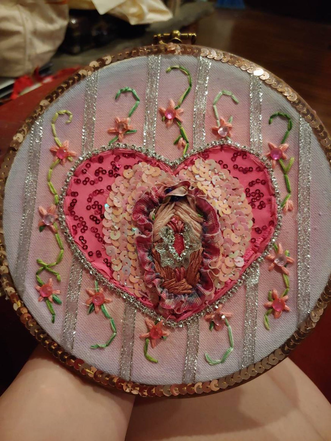 Candy Gill's Dazzling Embroidered Yoni Will Have You Shouting Viva La Vulva!