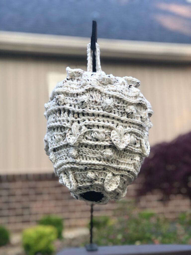 10+ Faux Wasp Nest Decoy Patterns For Crocheters and One For Knitters Too