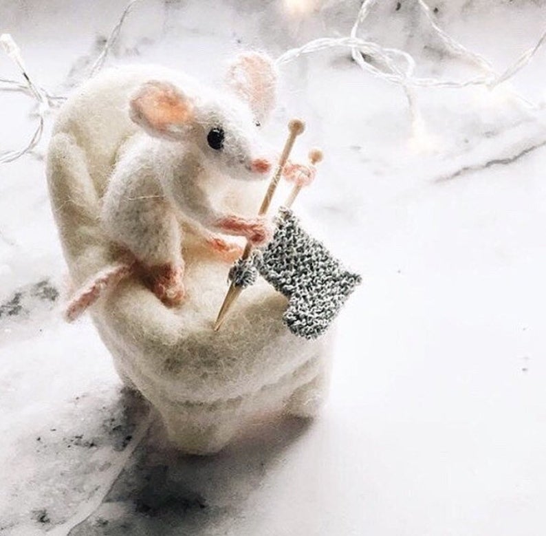 Get the pattern from Claire Garland's Dot Pebbles Knitted Creatures collection