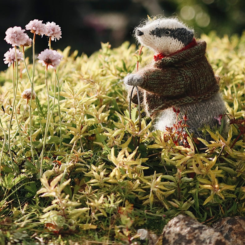 Get the pattern from Claire Garland's Dot Pebbles Knitted Creatures collection