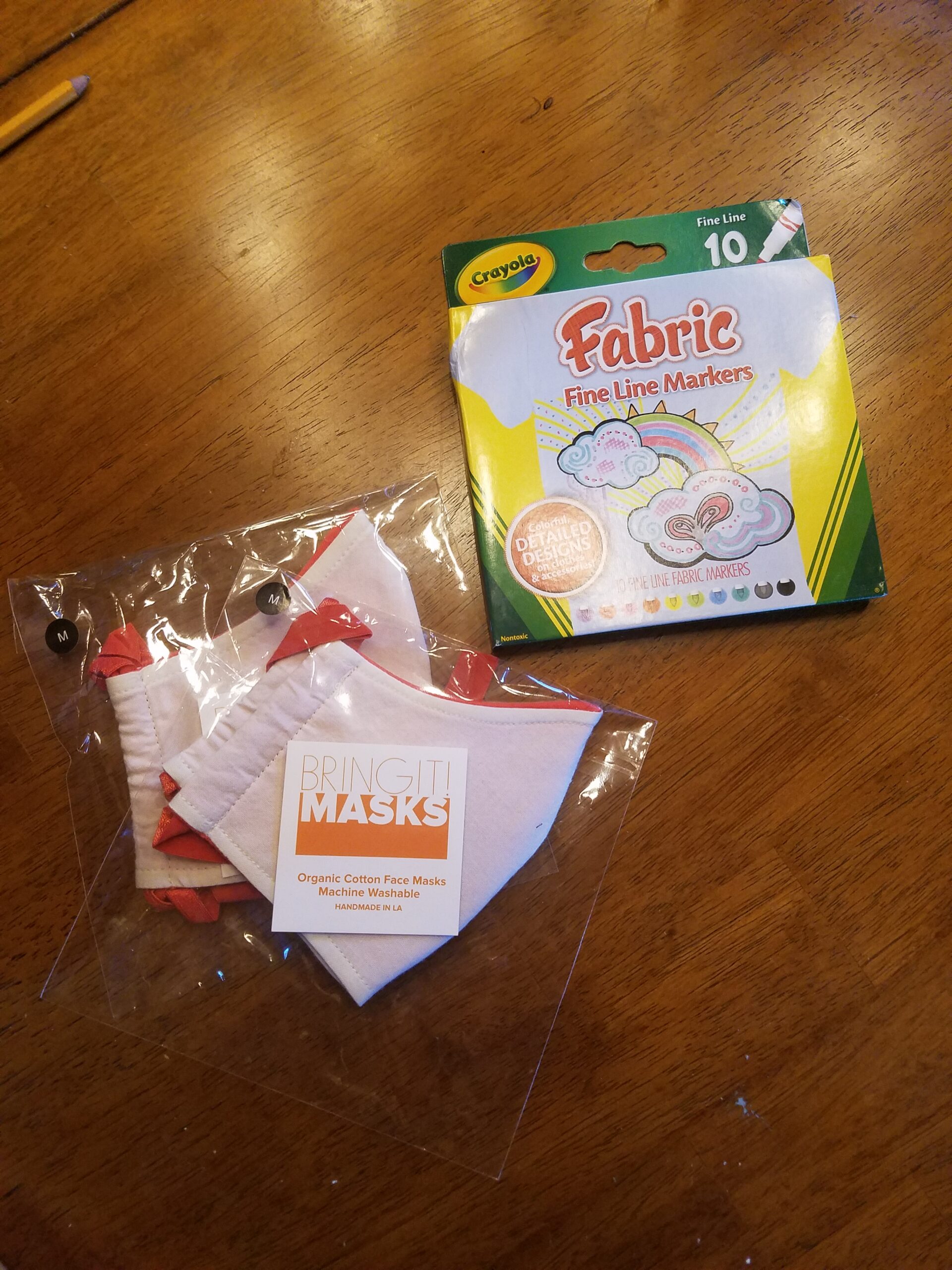 Finn Designed His Own Organic Cotton Face Mask With A DIY Kit From BringIt! Masks ...