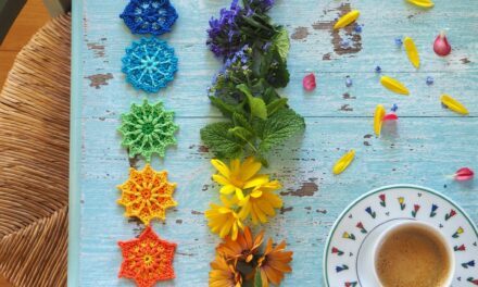 Crochet a Set of Colorful Chakra-Inspired Mini Mandalas, Designed By Renata Saj