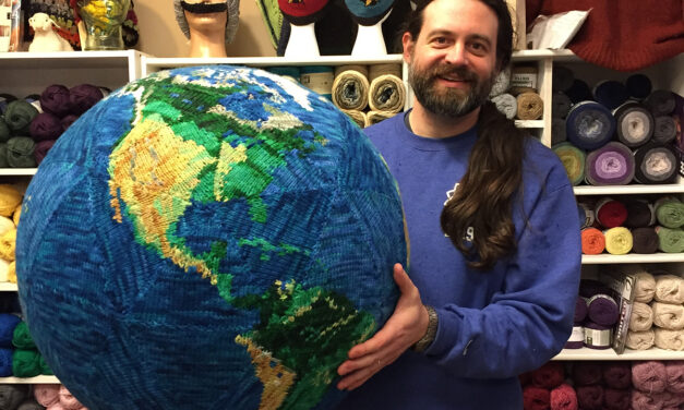 Knit a Giant, Totally Amazing Replica of Earth With a Pattern from Rik Schell