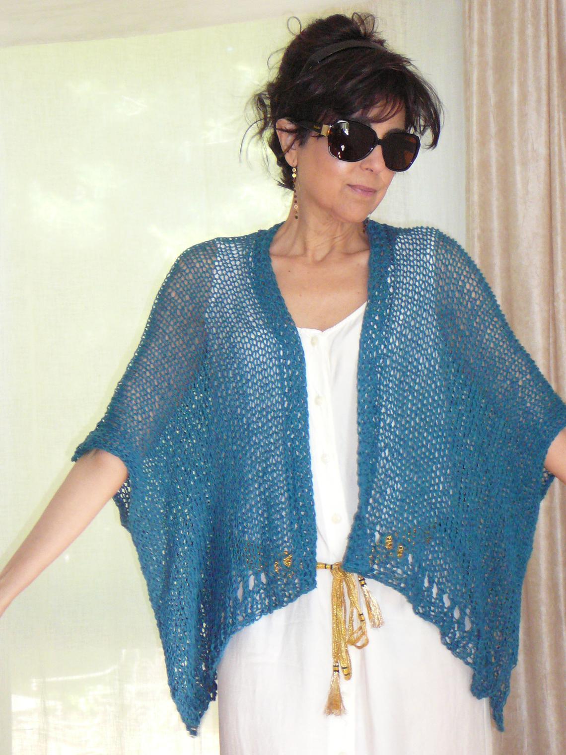Knit Your Inner Goddess A Gorgeous, Glamorous Summer Fling Topper Designed By The Knitty Contessa