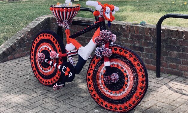 Yarn Bombed Bikes Spotted In East Preston … I Love Them All!