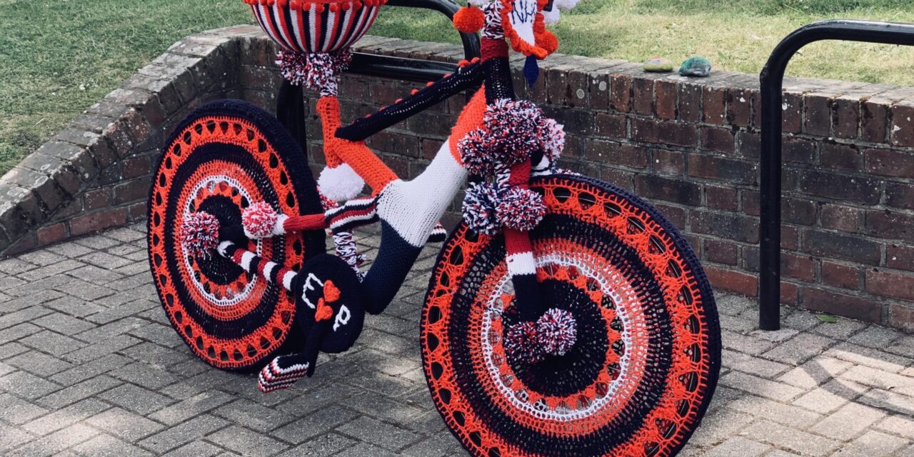 Yarn Bombed Bikes Spotted In East Preston … I Love Them All!