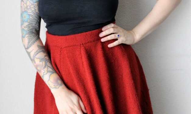 Knit a Gorgeous Passiflora Skirt, This Design Looks So Good On Everyone!