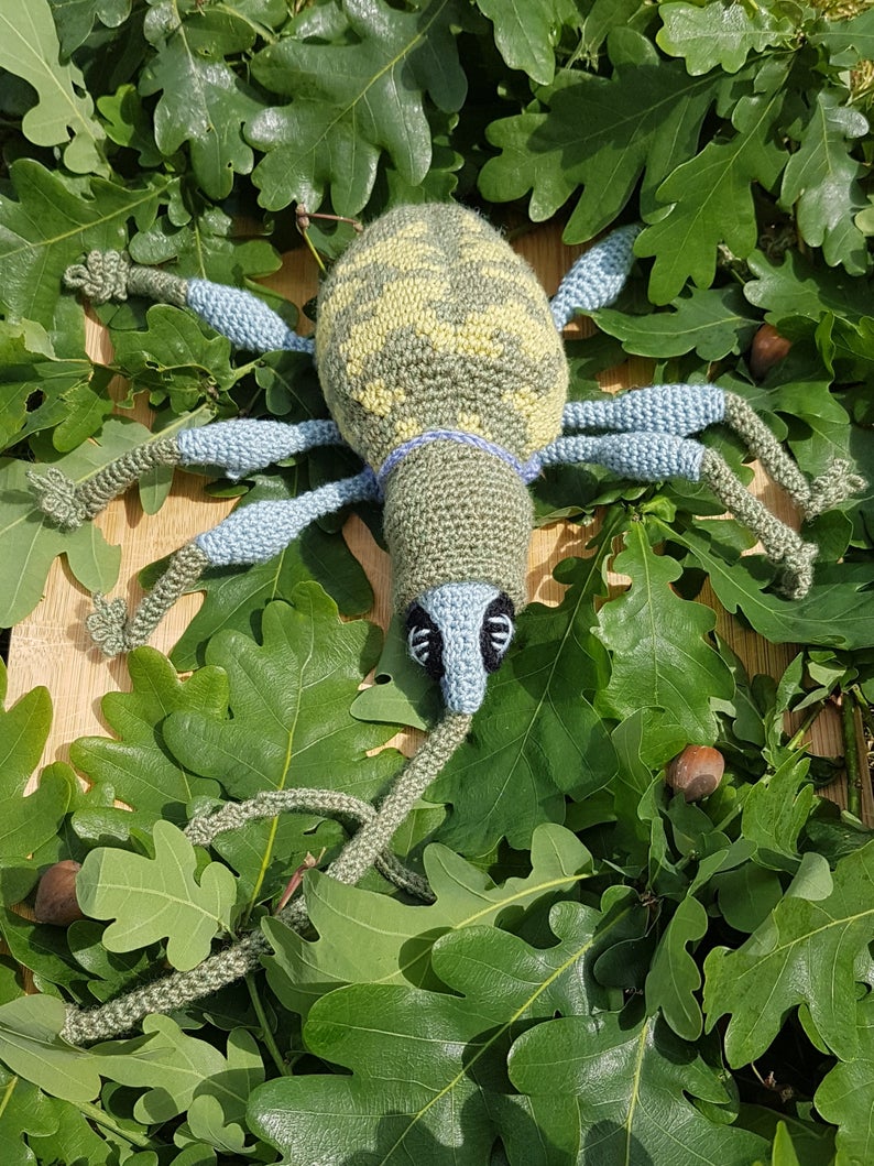 Patterns designed by Blue Square Dinosaur #crochet