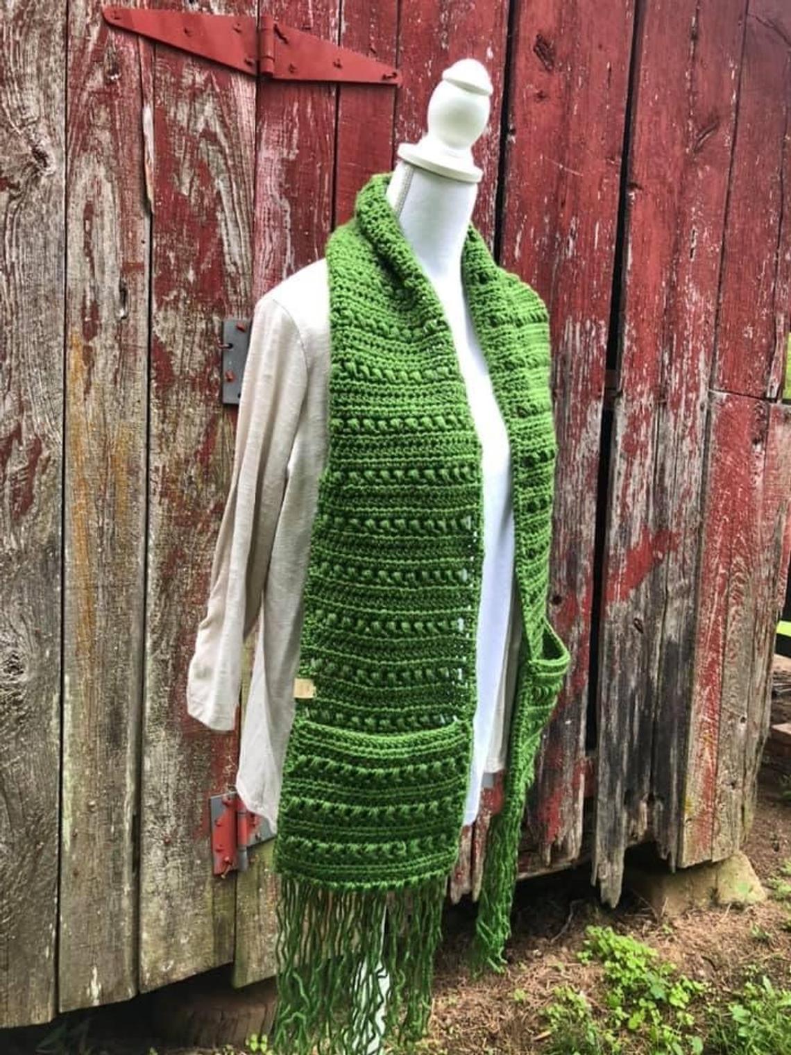 Designer Spotlight: The Best Knit & Crochet Pocket Shawl Patterns