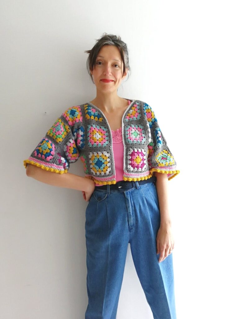 These Cute Cropped Granny Square Jackets Are Where It's At ... It's Time To Get Your Crochet On!