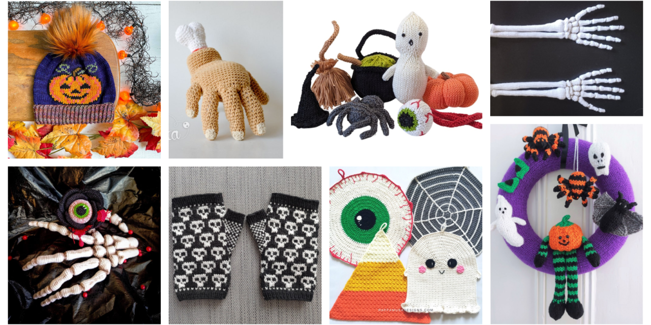 Unique Knit & Crochet Patterns For Halloween and Beyond!