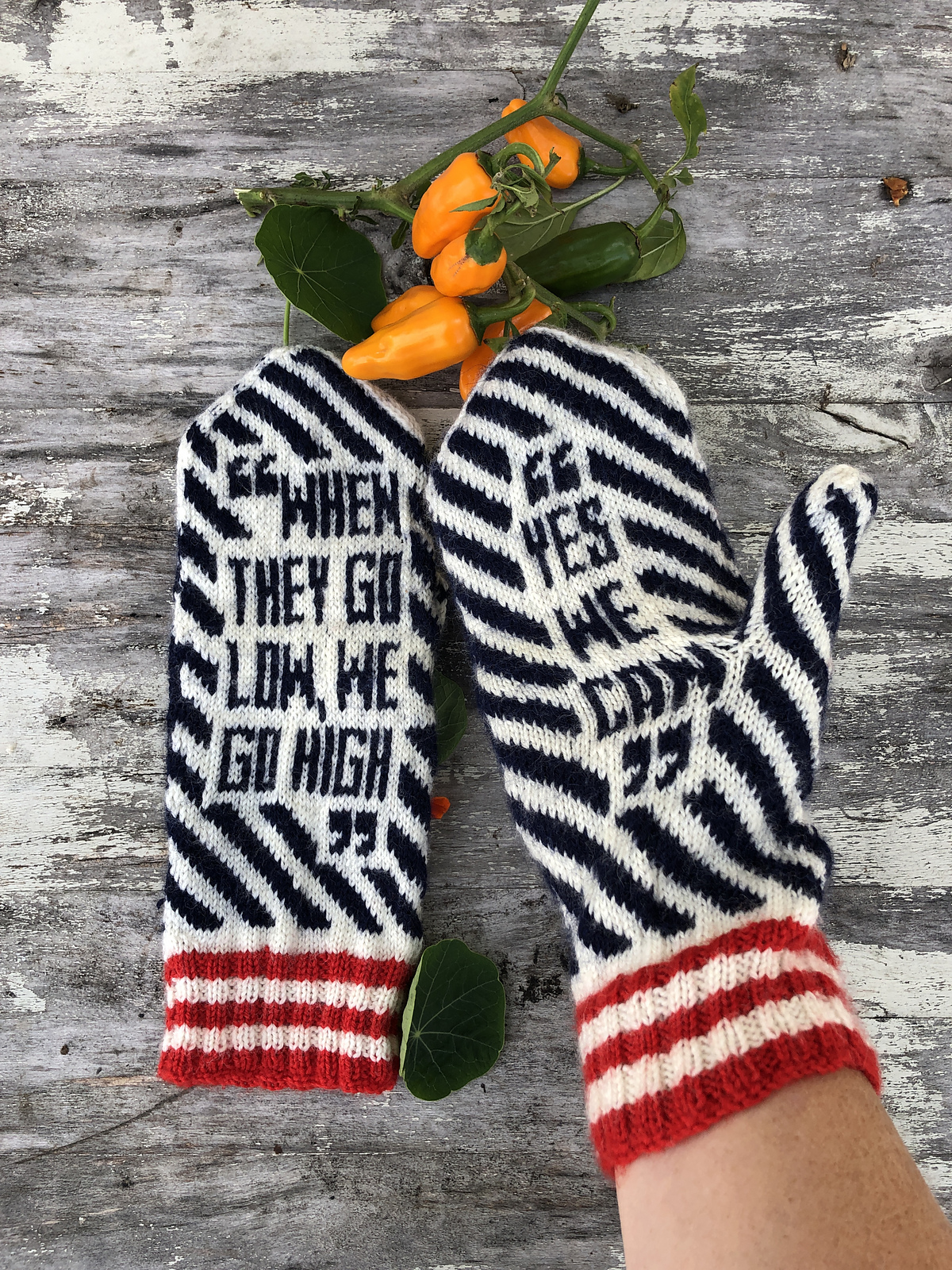 Missing The Obamas? Knit These Mitts Designed By Lotta Lundin ... Yes, We Can!