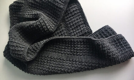 Free Pattern Alert! Knit a ‘Dudester Scarf’ Designed By Jana Pihota … This Is One CLASSY Scarf!
