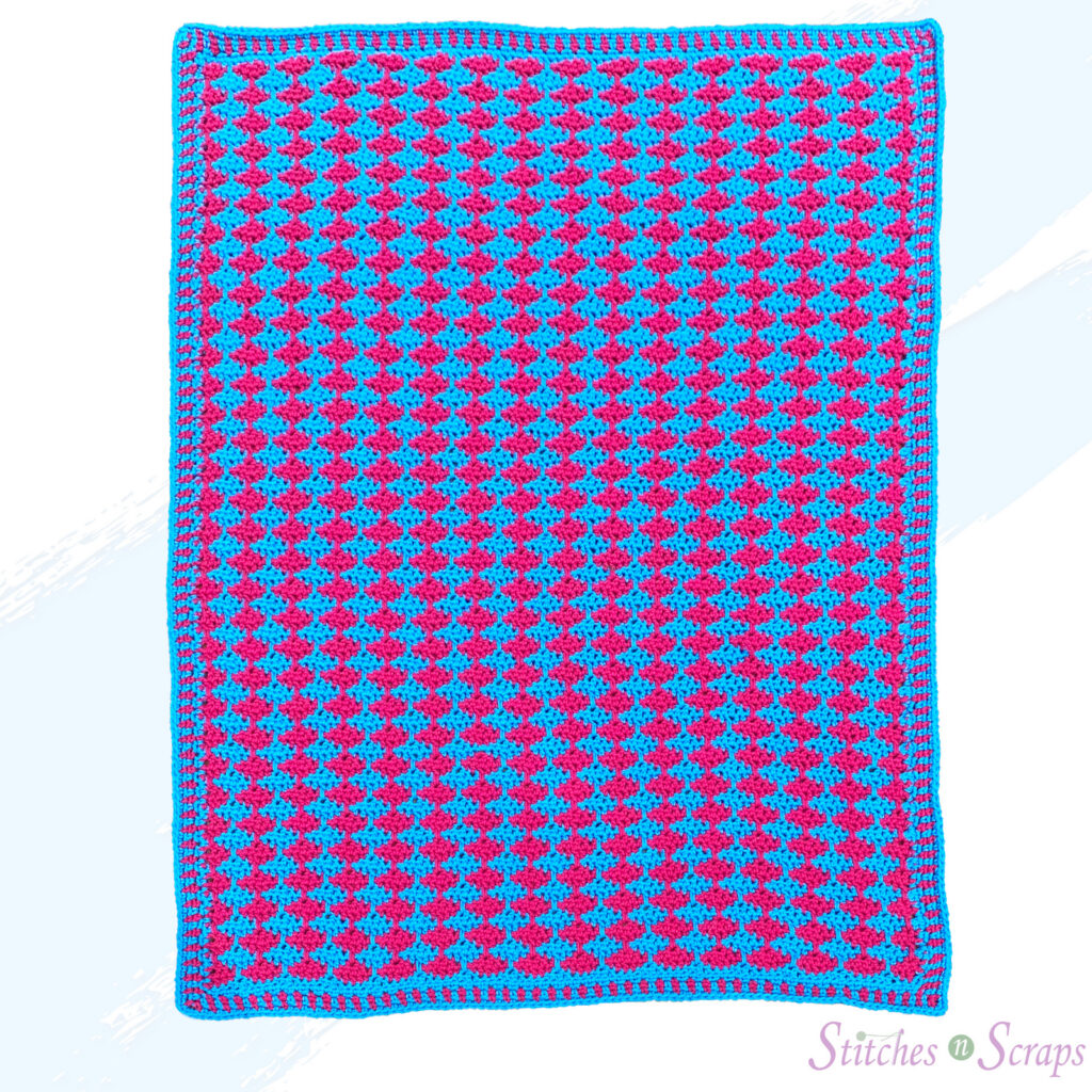Crazy Colorful! Crochet an Electric Bubblegum Blanket Designed By Pia Thadani