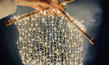 Knitting With Lights … Who Needs Yarn?