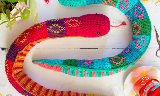Crochet A Set Of Sibling Snakes, Perfect Pattern Designed By Simy’s Studio