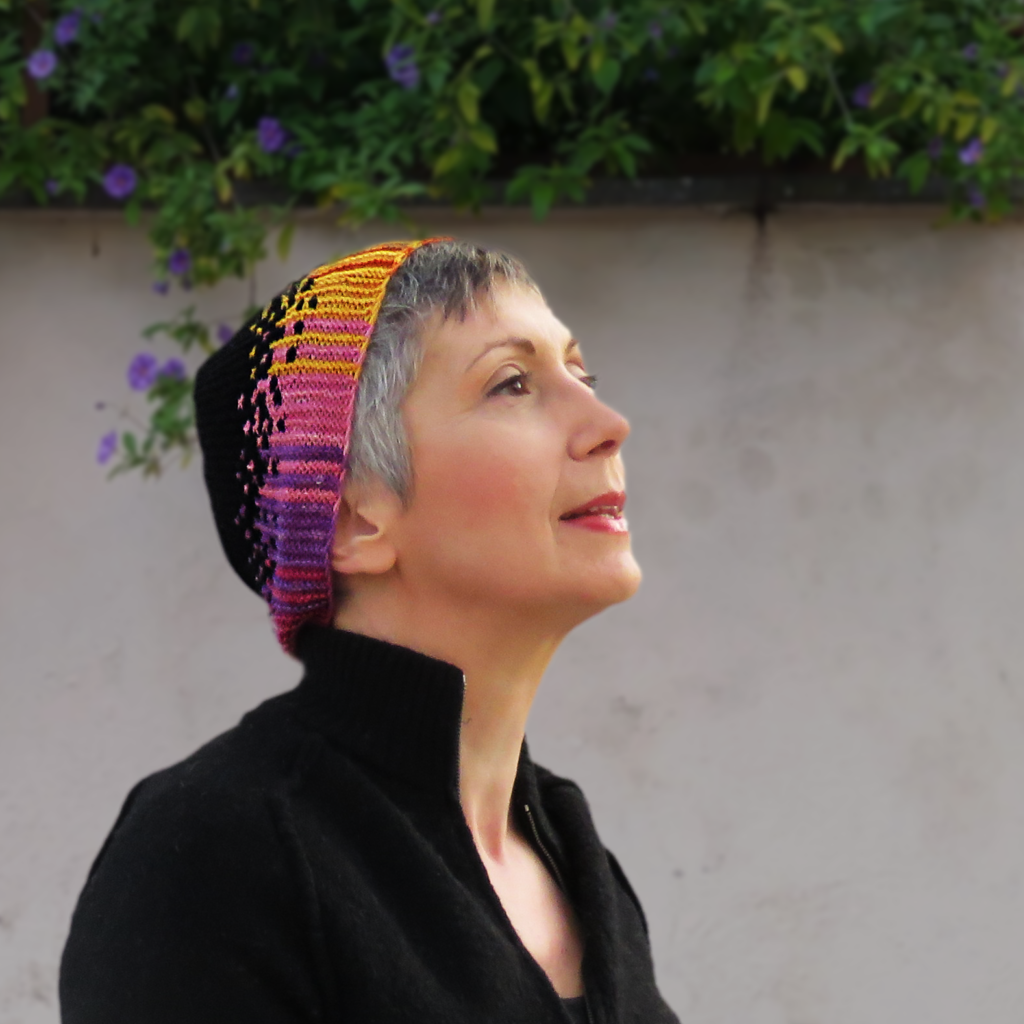 Knit a Dance of The Opal Hat Designed By Paola Albergamo ... You Simply Must, It's Wearable Art
