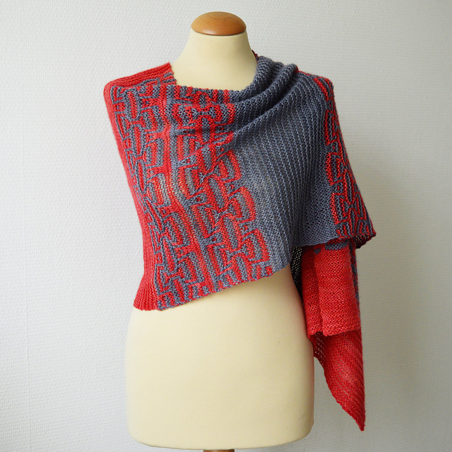 Knit a Gorgeous Garter Stitch ‘Keten’ Shawl Designed By Susanne Visch