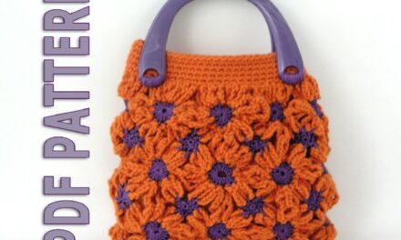 Crochet This Funky, Fun, Flowery Handbag … The Color Combos Are Endless!