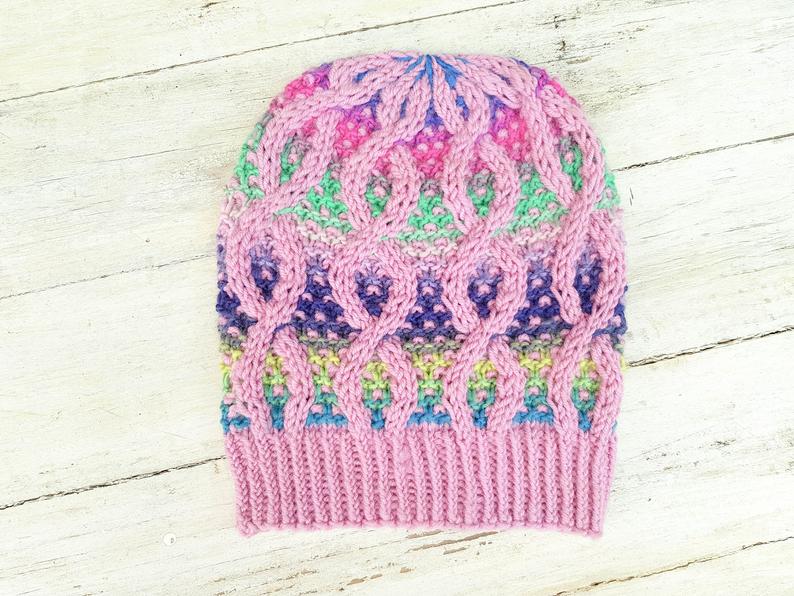 Knit Hat Patterns By Alma of Seven To Heaven