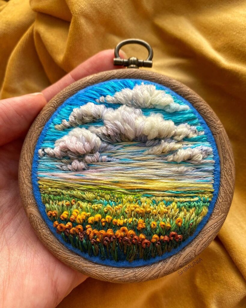 If You're Not Following Embroidery Artist @shimunia on Instagram, Why The Heck Not!