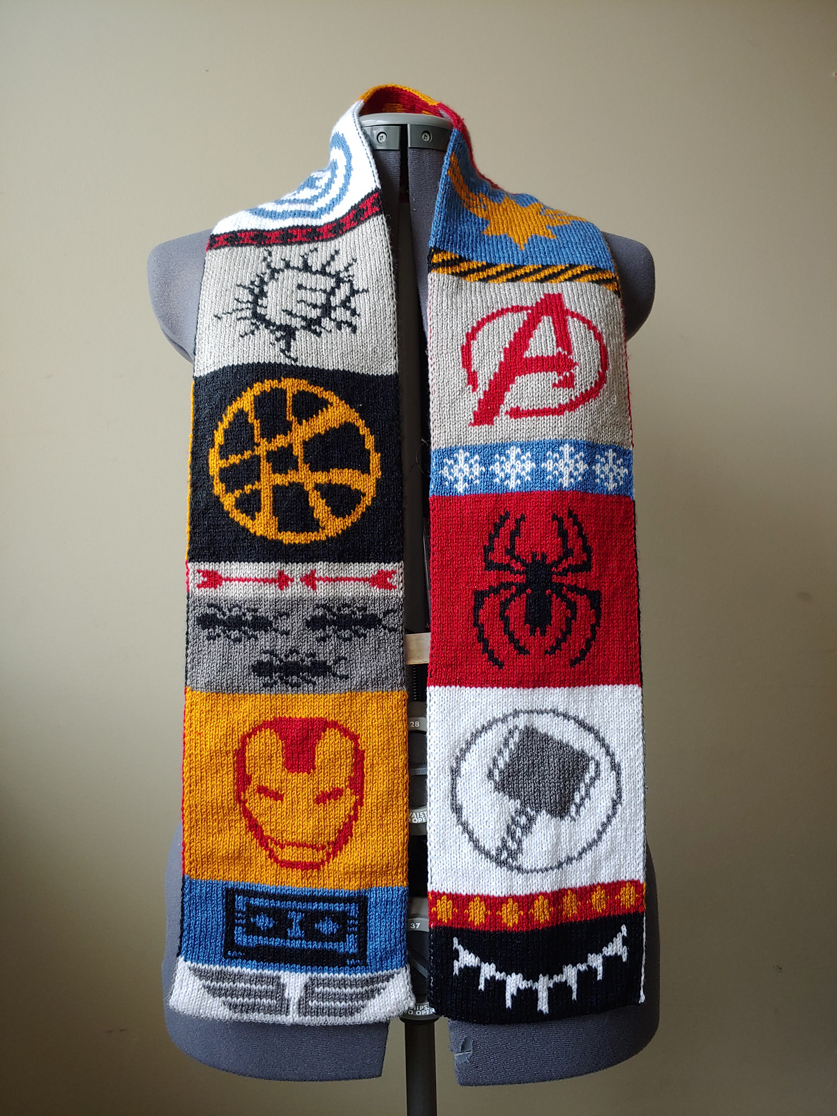 Knit a Marvel-ous 'Marvel at this Scarf', Double-Knit Design By Tess Campbell