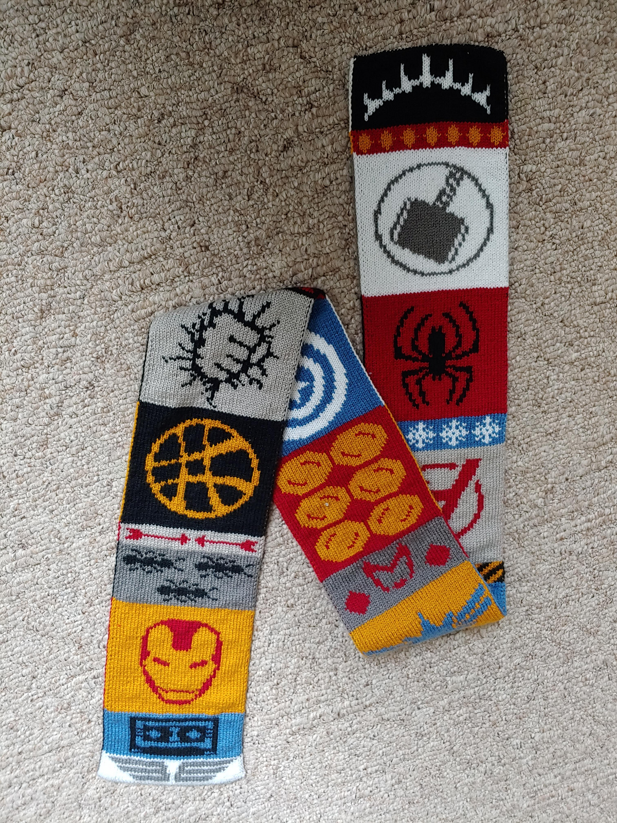 Knit a Marvel-ous 'Marvel at this Scarf', Double-Knit Design By Tess Campbell