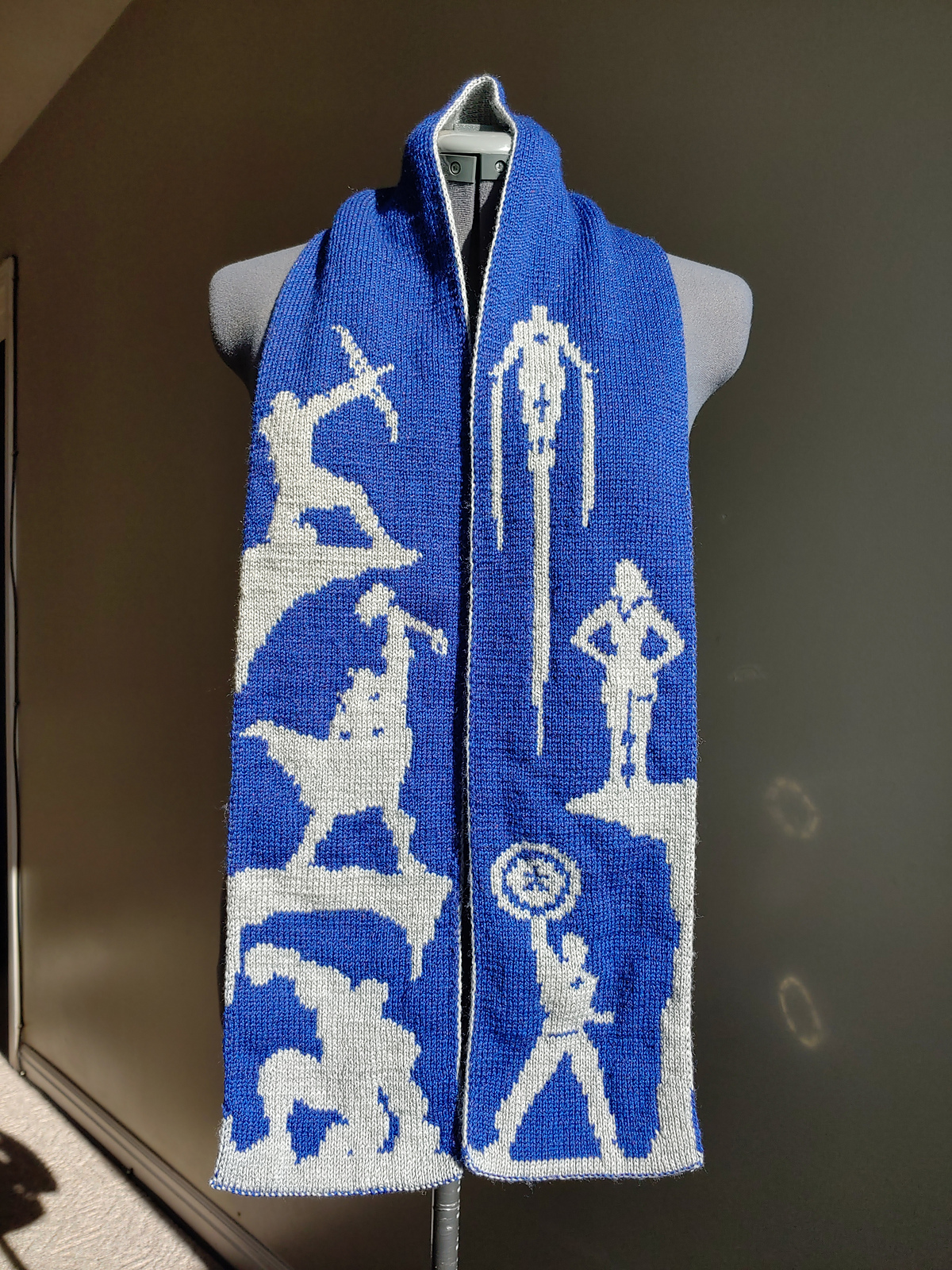 Knit An Avengers Assemble! Scarf, Double-Knit Design By Tess Campbell