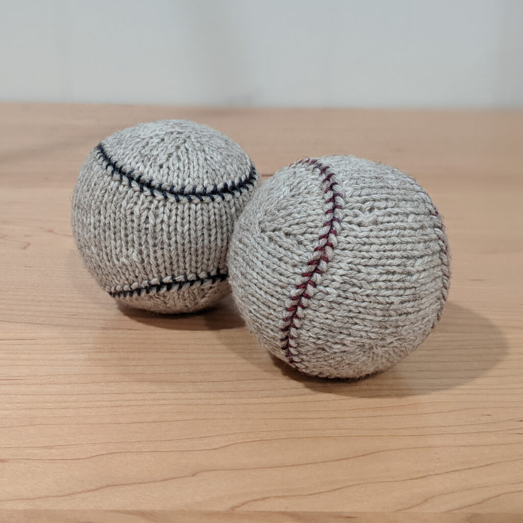 Knit A Fairly Accurate Baseball ... Looks Very Realistic To Me!