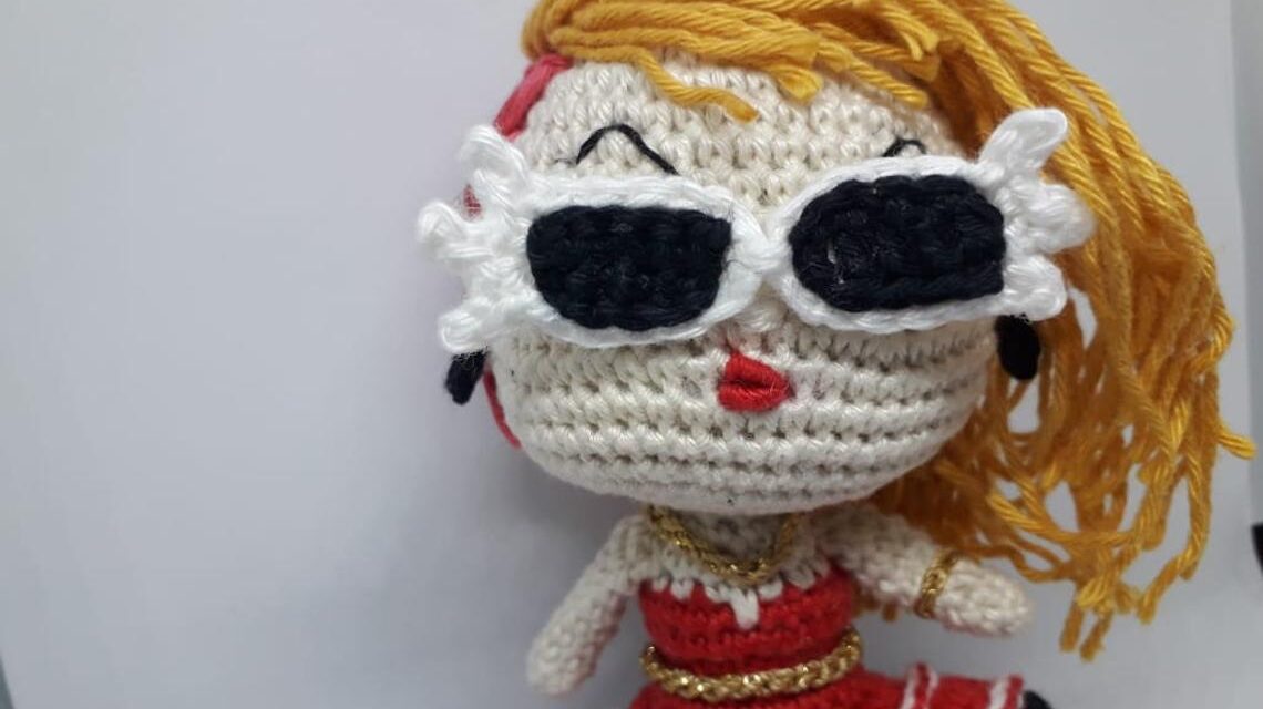 Crochet a Cyndi Lauper Amigurumi Doll … Those Sunglasses!