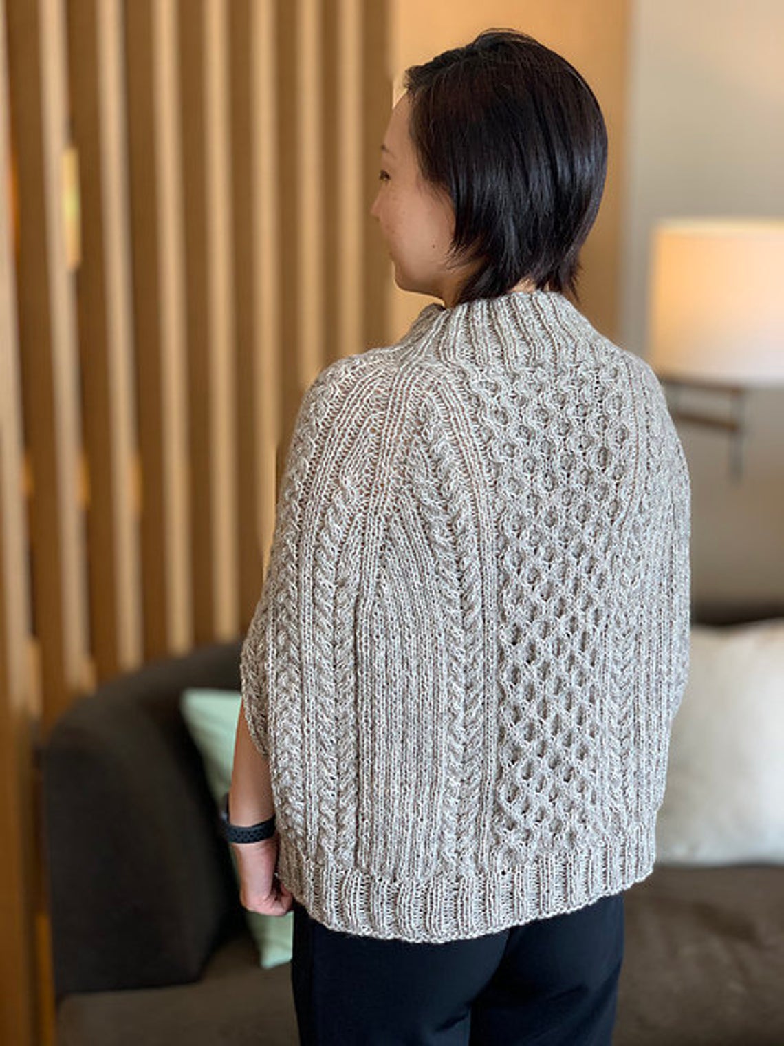 Knit a Miyako Poncho For Yourself In The New Year ... It's Unique & Perfect For a 2021 Reboot!