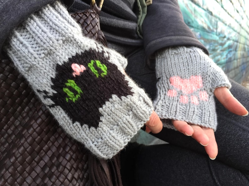 Knit a Pair of Kitty-Catastic Kickass Kitten Mittens – Three Patterns To Choose From!