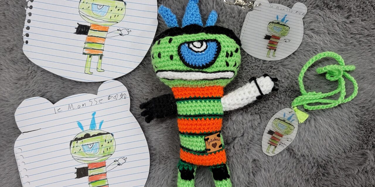 Juliebee Duguay Transformed Her Granddaughter’s Drawing Into a Spectacular Amigurumi For Christmas!