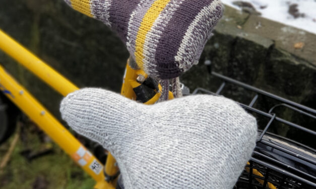 Knit A Bicycle Seat Cover, Pattern Designed By Solveig Béen For Lovecrafts