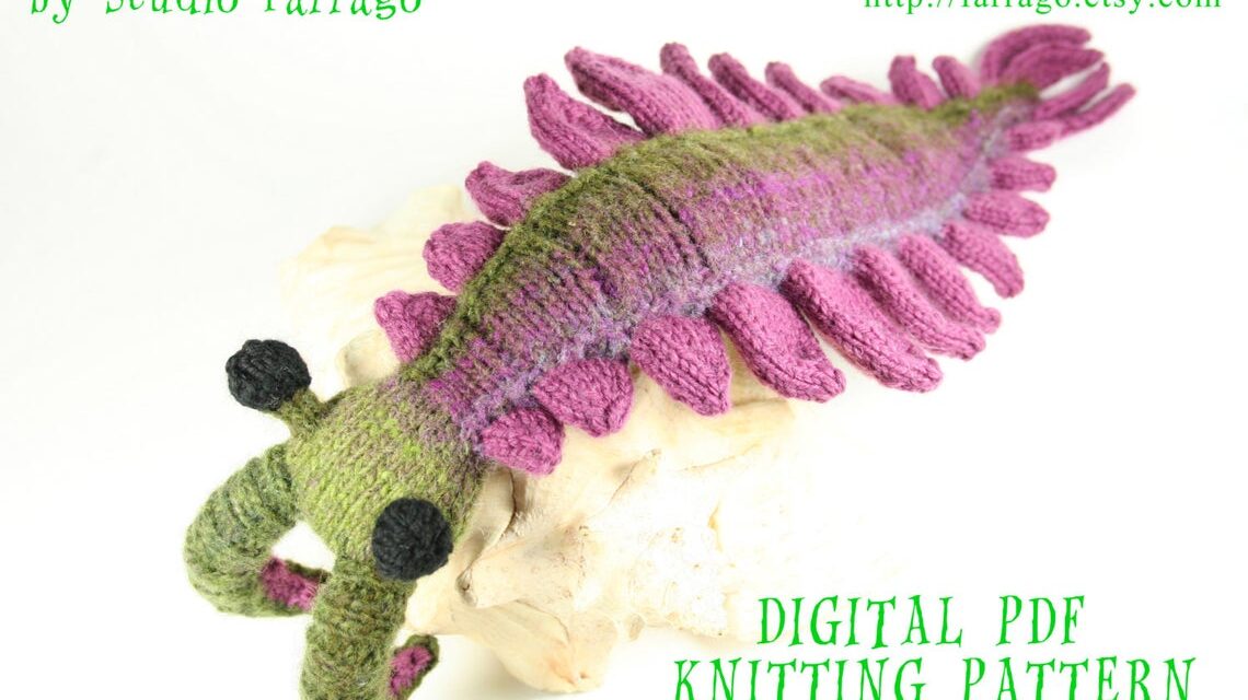 Ever Thought, ‘Hey, I Should Knit a Anomalocaris?’ Well, Now There’s a Pattern To Knit This Prehistoric Primordial Beast Softie!