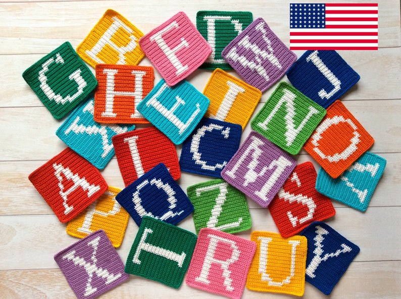 crochet alphabet patterns #crochet