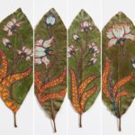Two New Takes On The Delicate Art Of Leaf Embroidery